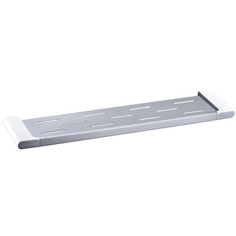 Cora Cosmetic Shelf - Chrome & White