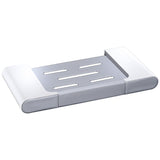 Cora Soap Holder - Chrome & White