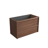 VENETTA Framed Wall Hung Vanity Walnut (All Sizes)