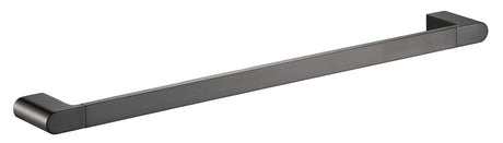 Flores Single Towel Rail 600 mm - Brushed Gun Metal