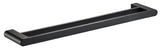 Flores Double Towel Rail 600 mm - Matte Black