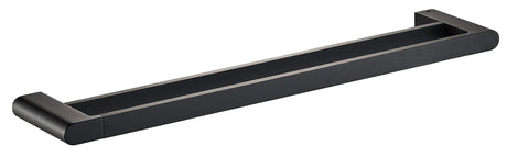 Flores Double Towel Rail 600 mm - Matte Black