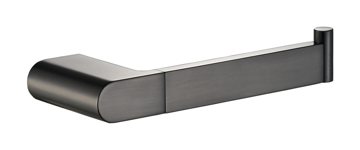 Flores Toilet Roll Holder - Brushed Gun Metal
