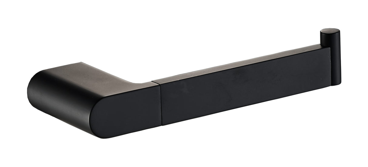 Flores Toilet Roll Holder - Matte Black