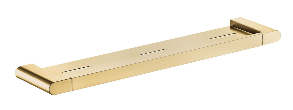 Flores Cosmetic Shelf - Brushed Gold
