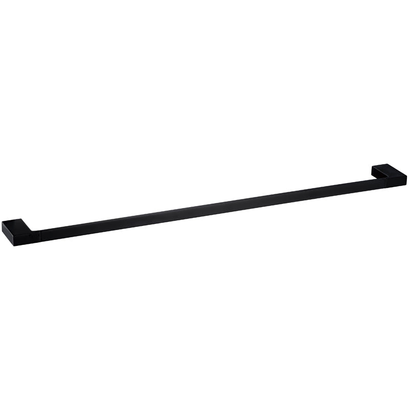 Eden Single Towel Rail 800 mm - Matte Black