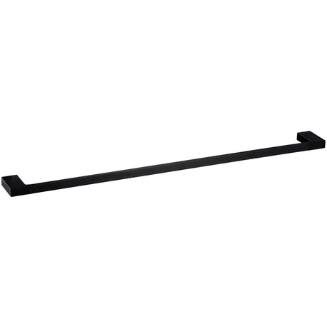 Eden Single Towel Rail 800 mm - Matte Black