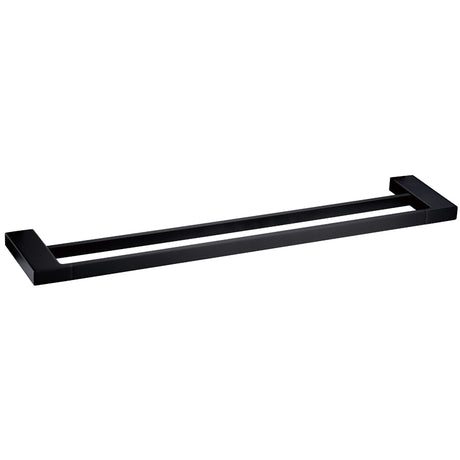 Eden Double Towel Rail 600 mm - Matte Black