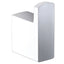 Eden Robe Hook - Chrome & White