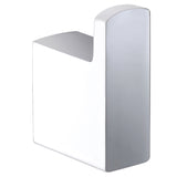 Eden Robe Hook - Chrome & White