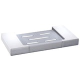 Eden Soap Holder - Chrome & White