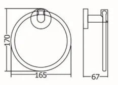Rondo Towel Ring 165mm