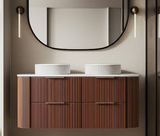 CETO ARTIS-D Wall Hung Vanity Walnut (All Sizes)