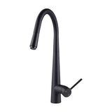 AQU Round Pull Out Kitchen Sink Mixer Tap