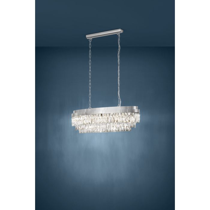 Chandelier Light VALPARAISO1 94 Crystal Chrome