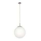RONDO 300mm satin nickel pendant