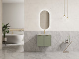 Miami Wall Hung PVC Cabinet 600mm (Olive Green)
