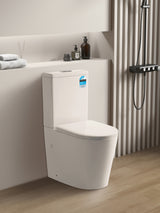 Avis Compact Rimless Gloss White Toilet Suite