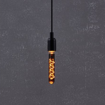 4W E27 LED T30 globe black transparent (6 PCS)