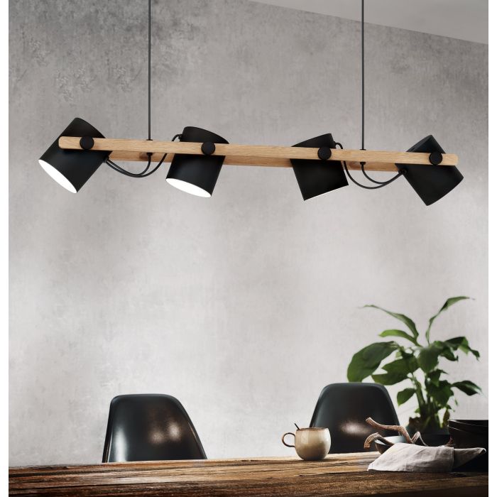 HORNWOOD pendant light Wood Brown