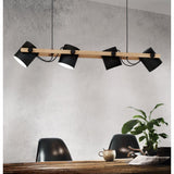 HORNWOOD pendant light Wood Brown