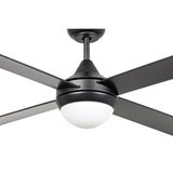 STRADBROKE 48 DC Ceiling Fan With E27 Light (Matte Black) - Clearance
