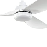 TORQUAY 56 DC Ceiling Fan With LED Light (Matte White) - Clearance
