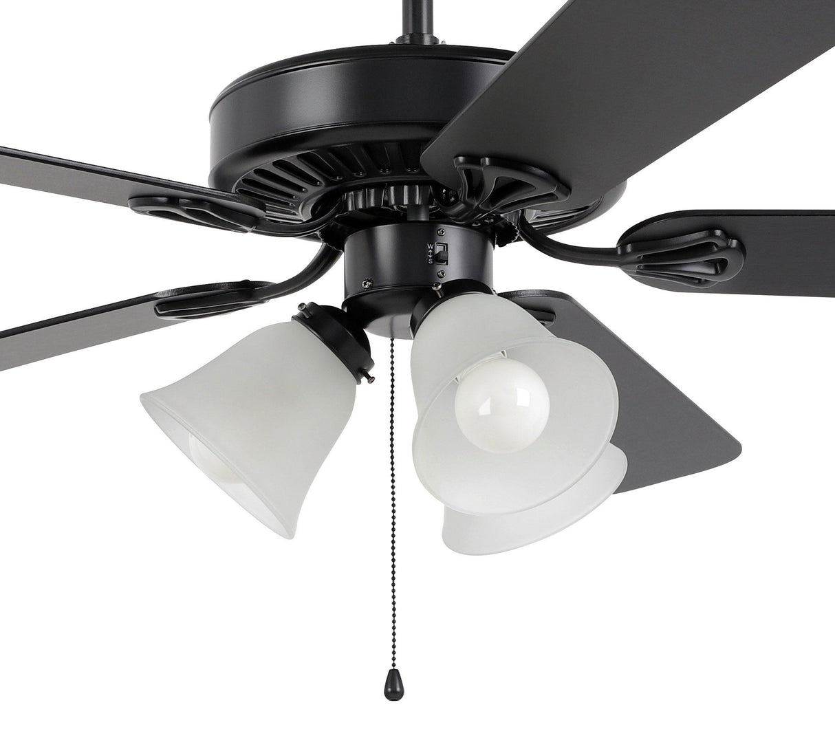 WAIKIKI Ceiling Fan E27 Light Accessory (Black) - Clearance