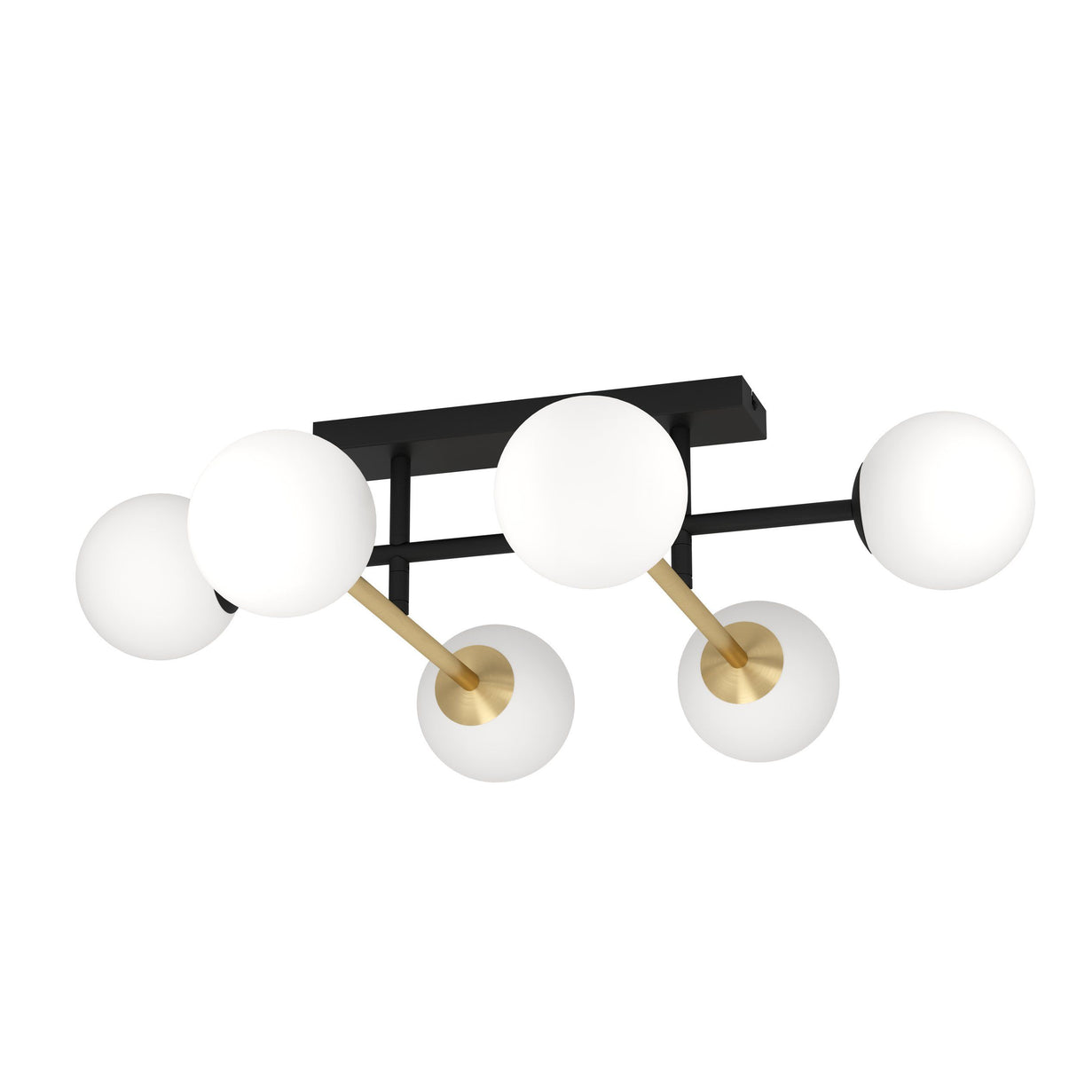 PAZ Ceiling Light 6x40W - Brushed Brass - Clearance