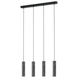 MENTALONA Pendant Light Black 4xGU10 - Clearance