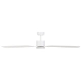 ILUKA 60 DC ceiling fan with LED light (Matte White) - Clearance