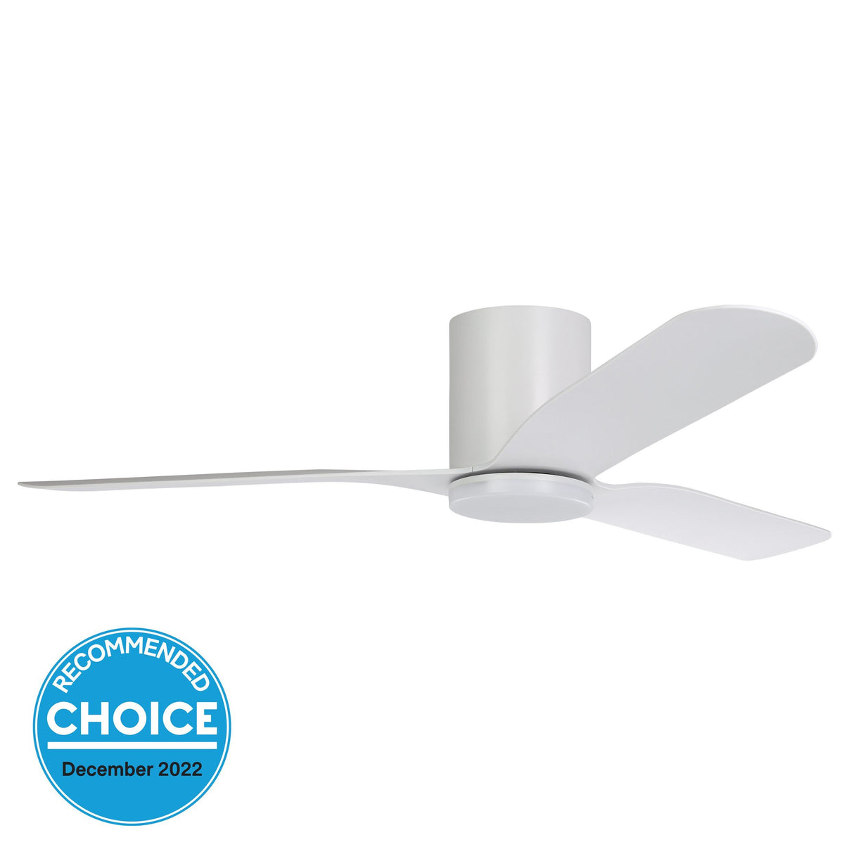 ILUKA 52 DC hugger ceiling fan with LED light
