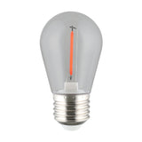 FESTOON LED 12V E27 replaceable globe - red (6 PCS)
