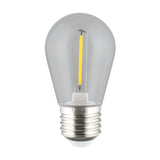 FESTOON LED 12V E27 replaceable globe - yellow (6 PCS)