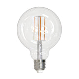 5W E27 LED G95 warm white globe clear (6PCS)