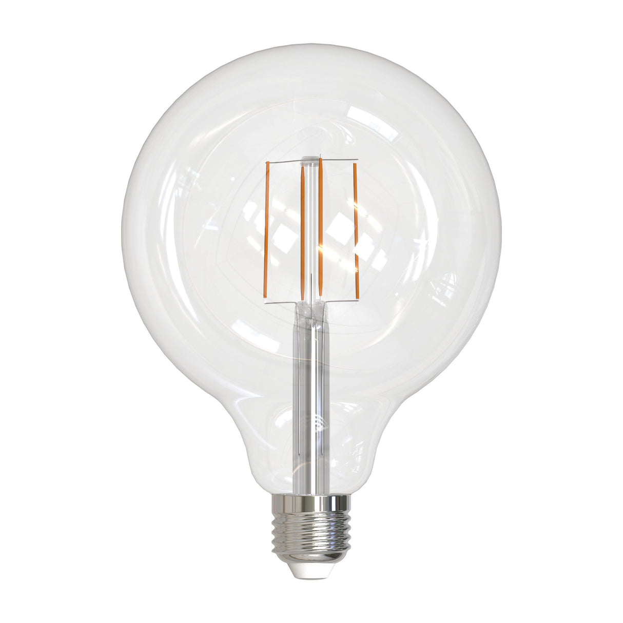 5W E27 LED G125 warm white globe clear (6PCS)