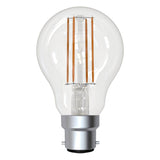 5W B22 LED A60 cool white globe clear (6PCS)