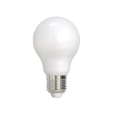 7W E27 LED A60 warm white globe frosted (6PCS)
