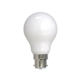 7W B22 LED A60 warm white globe frosted (6PCS)