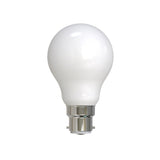 7W B22 LED A60 cool white globe frosted (6PCS)