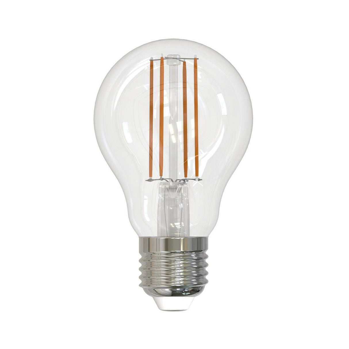 7W E27 LED A60 warm white globe clear (6PCS)