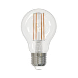 7W E27 LED A60 warm white globe clear (6PCS)