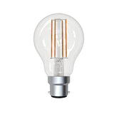 7W B22 LED A60 cool white globe clear (6PCS)
