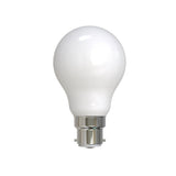 9W B22 LED A60 warm white globe frosted (6PCS)