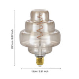 4W E27 LED OR150 globe amber - Clearance
