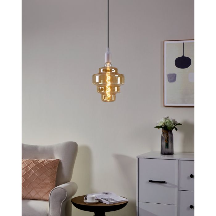 4W E27 LED OR200 globe amber - Clearance