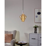 4W E27 LED OR200 globe amber - Clearance