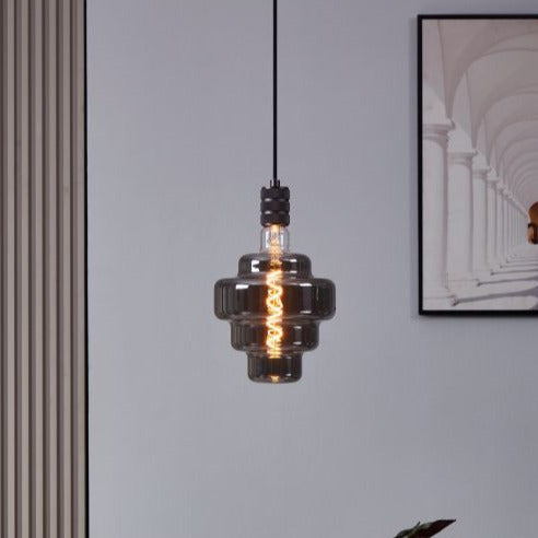 4W E27 LED OR200 globe black vapourised - Clearance