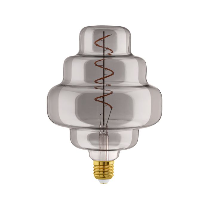 4W E27 LED OR150 globe black vapourised - Clearance