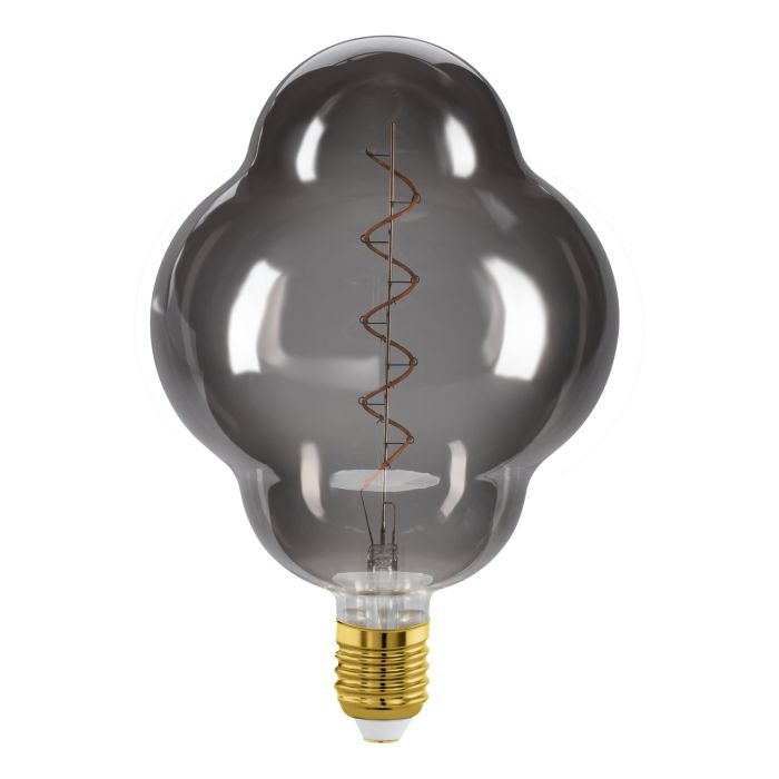4W E27 LED CL150 globe black vapourised - Clearance